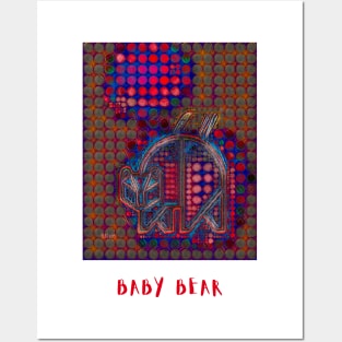 Baby Bear - From The Three Bears Triptych Posters and Art